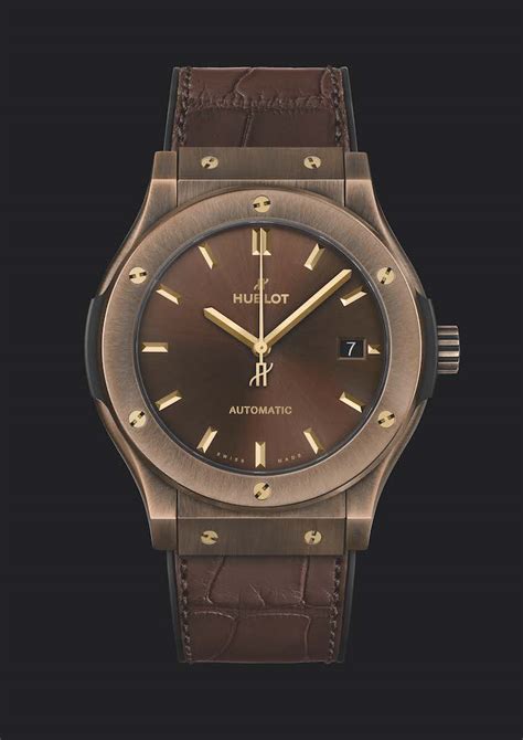 hublot classic fusion bronze brown|Hublot classic fusion ceramic blue.